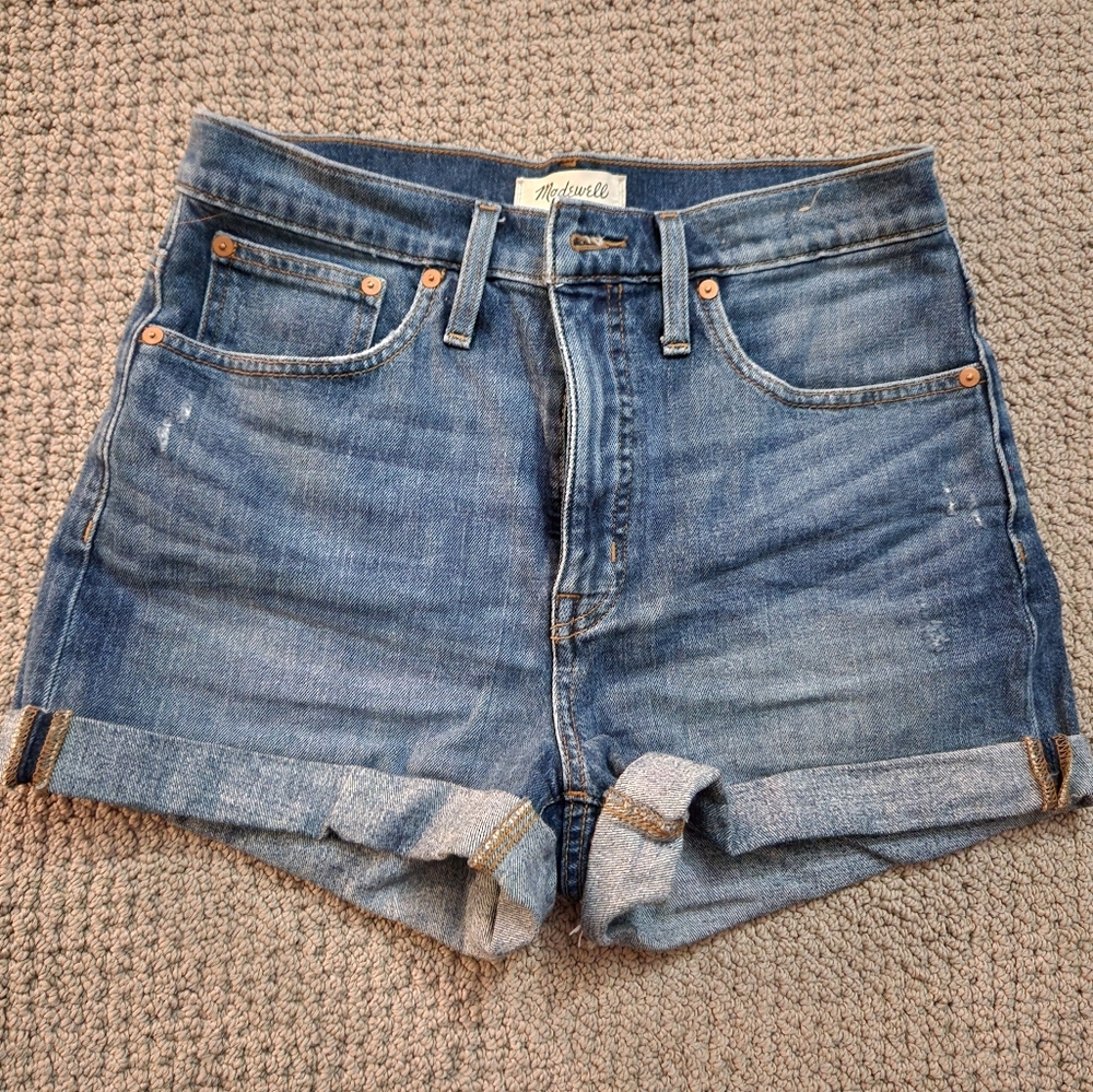 Madewell High Rise Jean Shorts